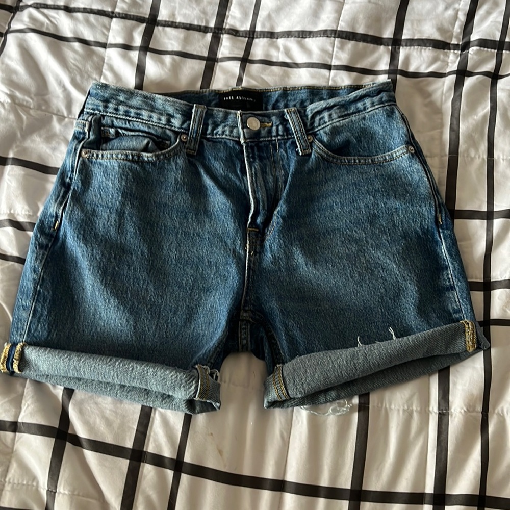 denim shorts